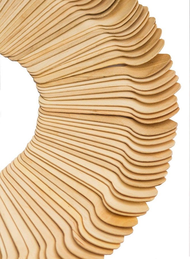 Perfect Stix ملاعق خشبية صغيرة من بيرفكت ستيكس - صديقة للبيئة وقابلة للتخلص منها - 4.5 بوصة - 300 عبوة - Image 1