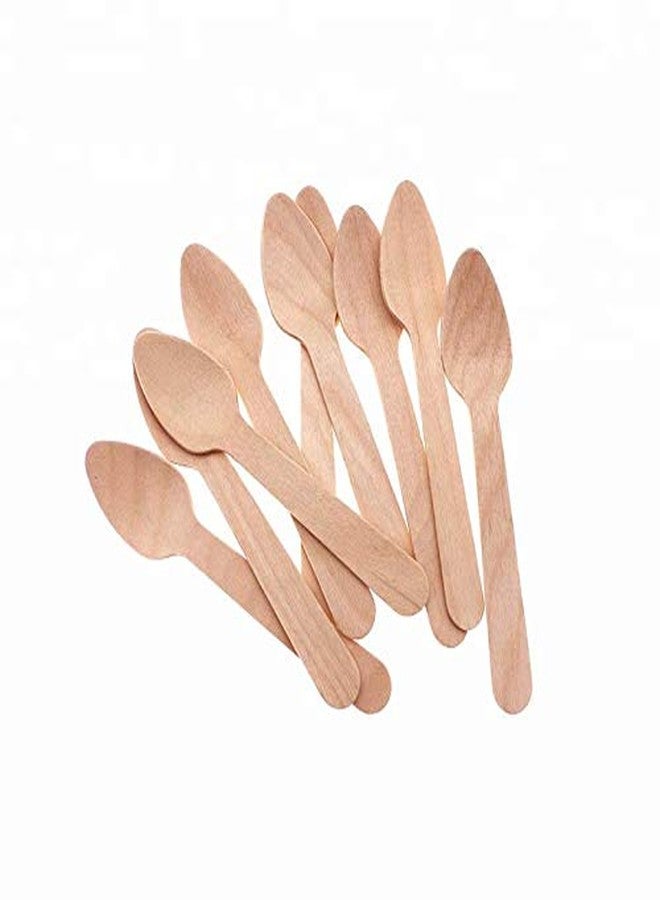 Perfect Stix ملاعق خشبية صغيرة من بيرفكت ستيكس - صديقة للبيئة وقابلة للتخلص منها - 4.5 بوصة - 300 عبوة - Image 3