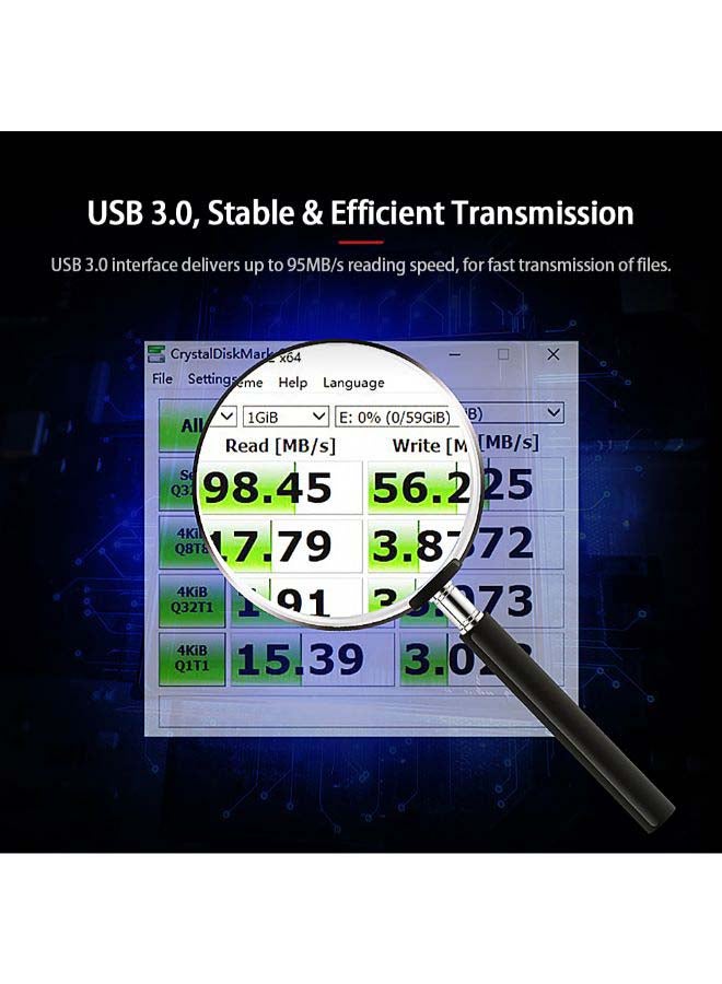 نيتاك فلاش درايف U783C بواجهة مزدوجة ومنفذ USB Type-C 64 GB - Image 3