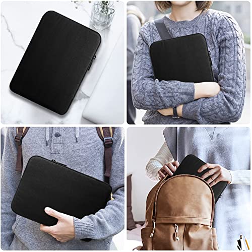 MOCA 7-8 Inch Tablet Sleeve Case, Universal Protective Pouch for iPad mini 6 8.3 and Galaxy Tab 8 Inch, Shockproof Soft Lining, Slim Lightweight Zipper Tablet Carrying Bag (Black) - Image 5