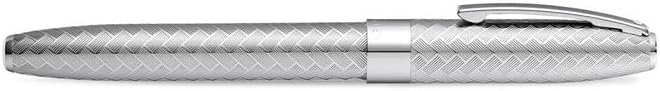 SHEAFFER قلم رولربول شيفر 9062 ليجاسي بنمط محفور على شكل شيفرون بالكروم المصقول مع تفاصيل بالكروم المصقول - Image 5