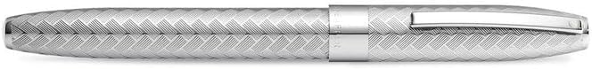 SHEAFFER قلم رولربول شيفر 9062 ليجاسي بنمط محفور على شكل شيفرون بالكروم المصقول مع تفاصيل بالكروم المصقول - Image 4