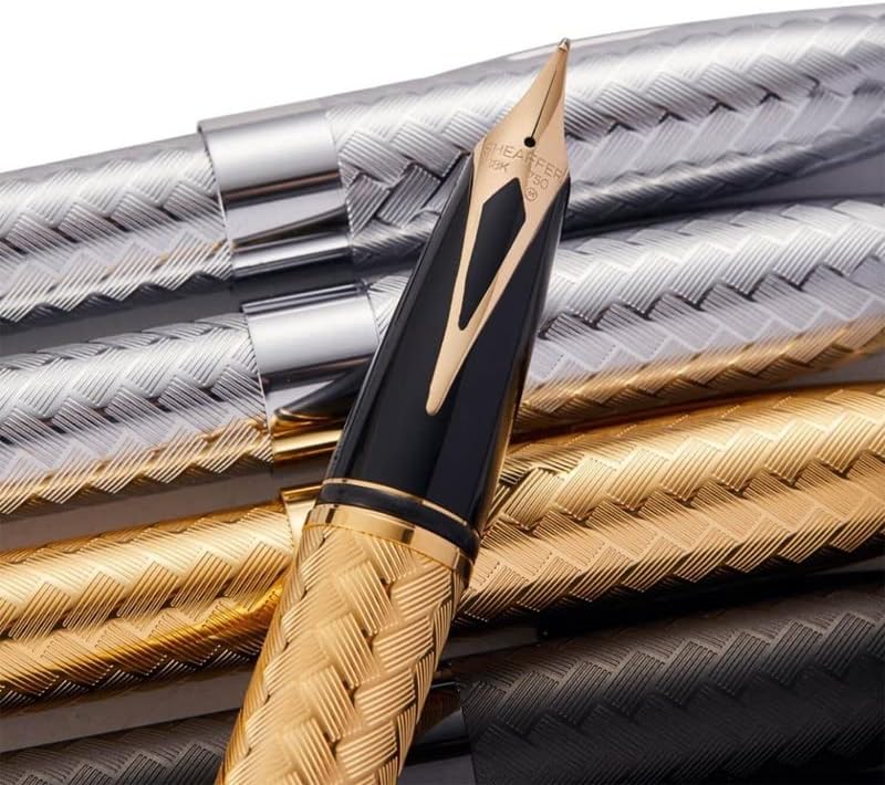 SHEAFFER قلم رولربول شيفر 9062 ليجاسي بنمط محفور على شكل شيفرون بالكروم المصقول مع تفاصيل بالكروم المصقول - Image 2