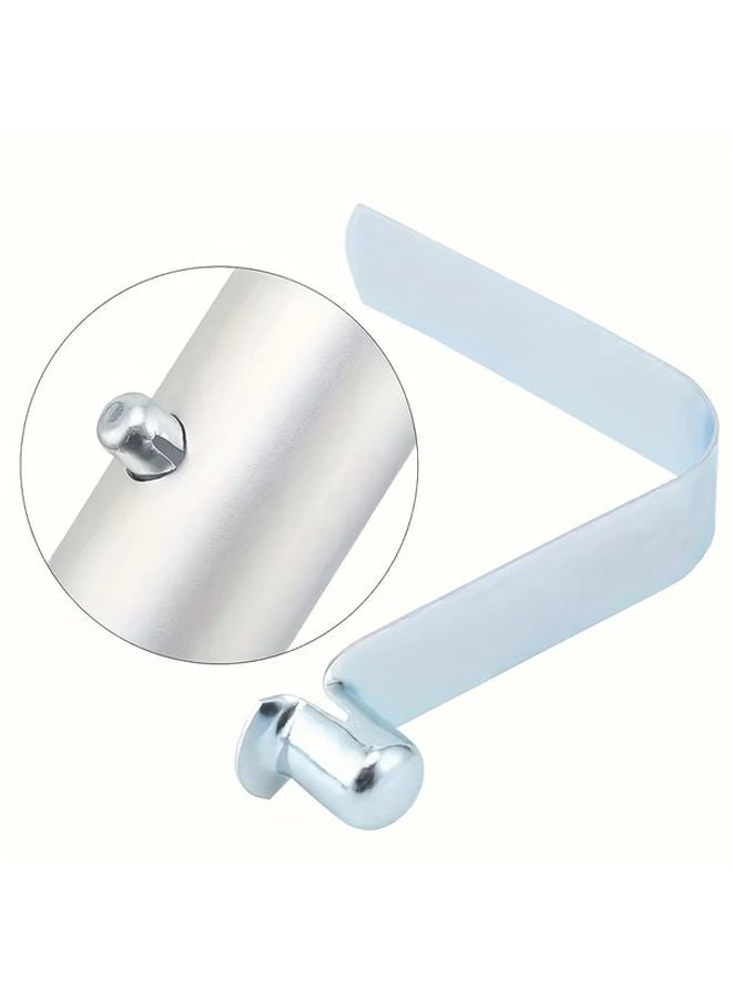 6 قطع من مشابك ربيع المجذاف الفولاذ المقاوم للصدأ قابلة للتعديل 6.3 ملم دبوس واحد ملحقات الرياضات المائية - Image 4