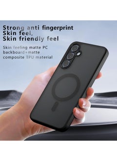 General Case for Samsung Galaxy A16 5G (2024), Magnetic Simple Anti-Drop Airbag Matte Anti-Drop Phone Case, Compatible with Car Holder, TPU+PC Durable Anti-Shock Protective Back Case  - Image 5