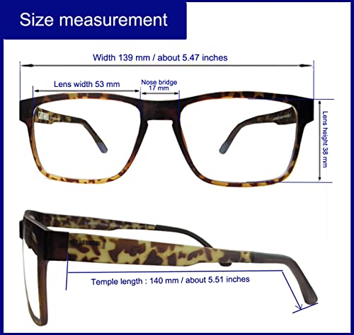 Circleperson Men Women Magnetic glasses polarized clip on sunshade RX-able 53-17 (Black, Polarized dark gray clip on) - Image 2