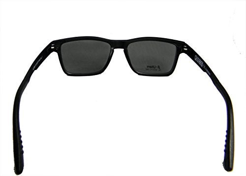 Circleperson Men Women Magnetic glasses polarized clip on sunshade RX-able 53-17 (Black, Polarized dark gray clip on) - Image 5