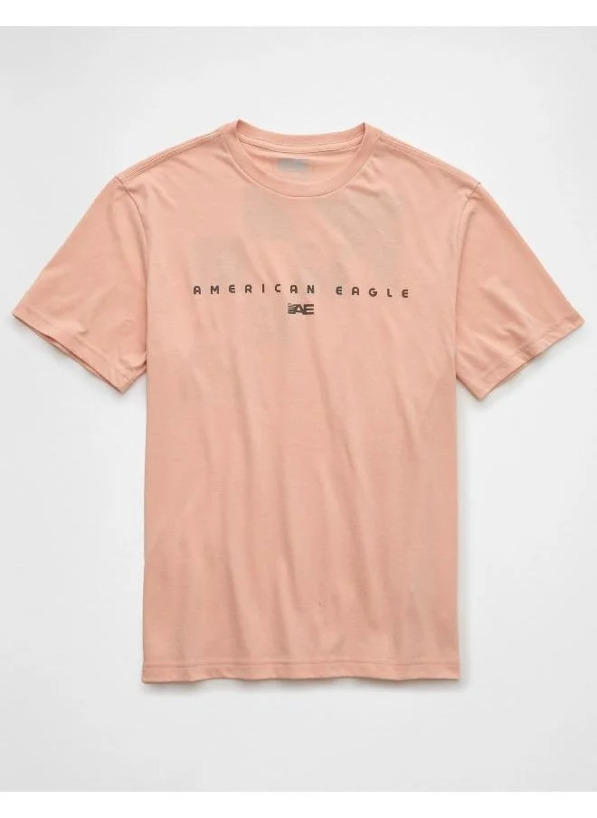 American Eagle Graphic Logo Crew Neck T-Shirt