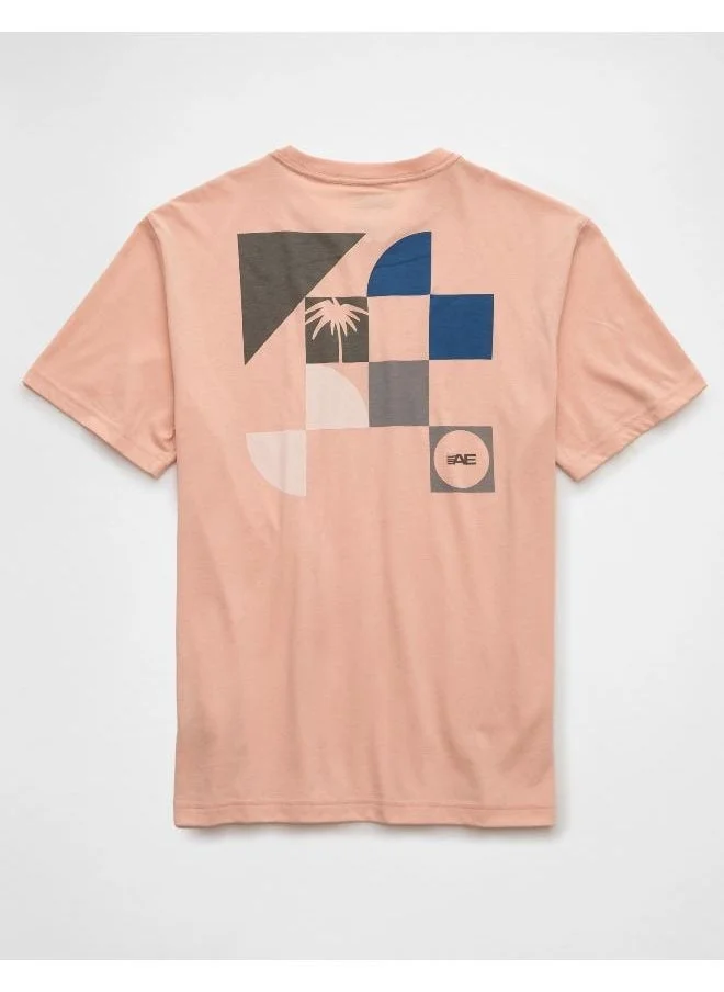 American Eagle Graphic Logo Crew Neck T-Shirt