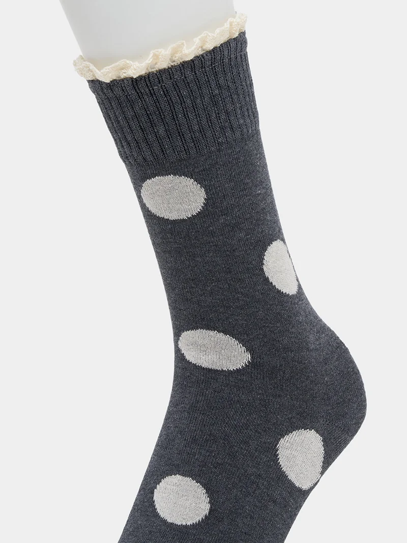 Styli Pack of 3 - Polka Dot Crew Socks