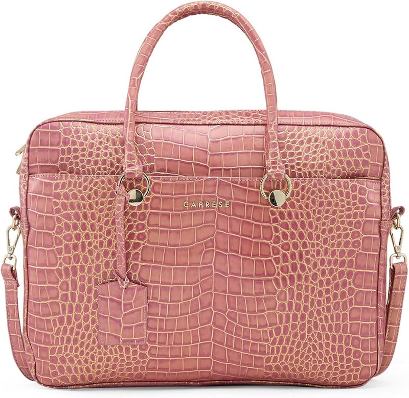 Caprese Miranda Women Handbag Women Laptop Bag Perfect For Daily Use Crossbody Ladies Shoulder Bag Large Pink - Image 1