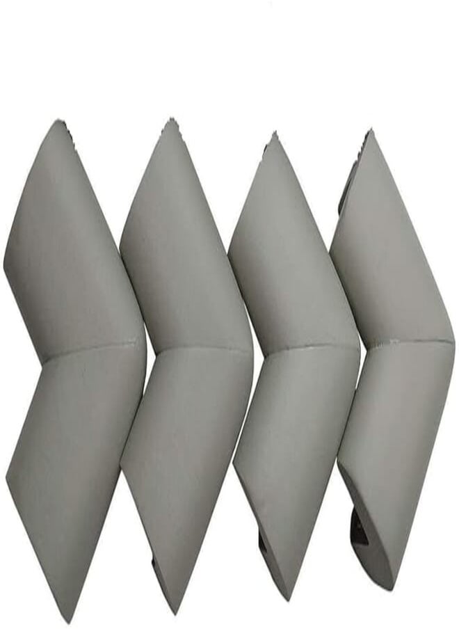 Dhvsam Baby Proofing Corner Guard - Foam Protectors for Coffee Tables & Desks - Child Proof Furniture for Safety Protector Guards Protects Your Baby from Sharp Edges & Corners (Pack of 4, Grey)