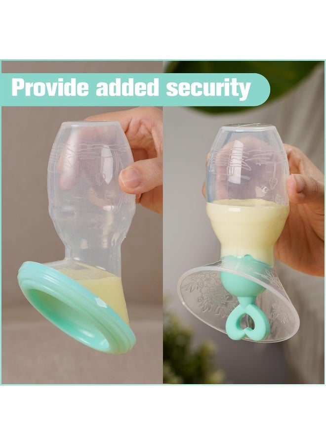 Bumblebee Manual Breast Pump with Breastfeeding Milk Saver Stopper & lid in Gift Box - Image 3