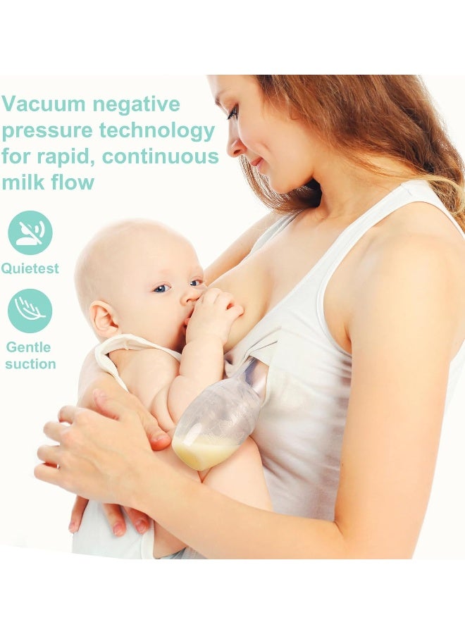 Bumblebee Manual Breast Pump with Breastfeeding Milk Saver Stopper & lid in Gift Box - Image 4