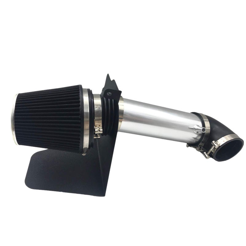 MOOSUN Intake Pipe Perfit Formance Cold Air Intake Kit with Filter 20052010 Fit for DodgeChrysler Challenger Charger 300 57L 61L V8 Silver Tube  Black Filter