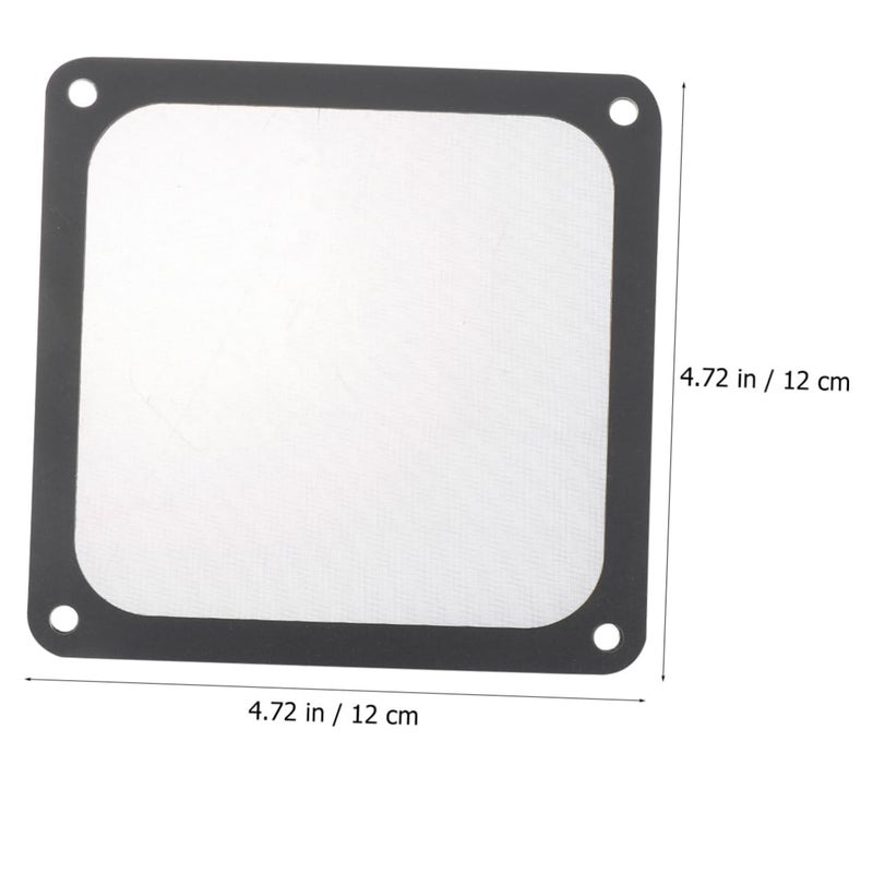 4Pcs 9X9CM Black PVC Mesh Dustproof Case Cover For Computer Fan And Electronic Devices - Image 3