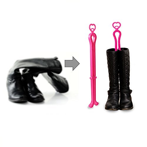 ONEDONE Folding Boot Shaper Boot Stands for Tall Boots Storage Boot holders Boots Knee High Shoes Clip Support Stand -5Pack - Image 2