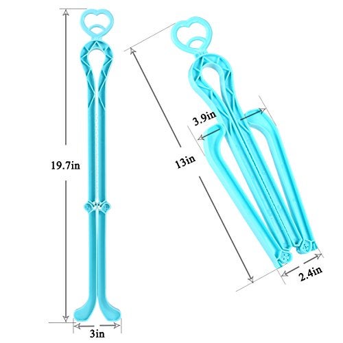 ONEDONE Folding Boot Shaper Boot Stands for Tall Boots Storage Boot holders Boots Knee High Shoes Clip Support Stand -5Pack - Image 5