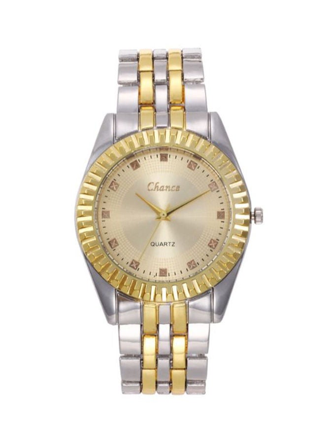 NIBEMINENT men Quartz Steel Band Business Wrist Watch 8435