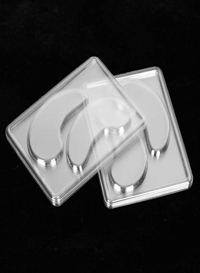 Sonew Eyes Mask Mold, 25Pcs Transparent Diy Eye Mask Mold Portable Reusable Eye Mask Patch Tray Plate Set - Image 2