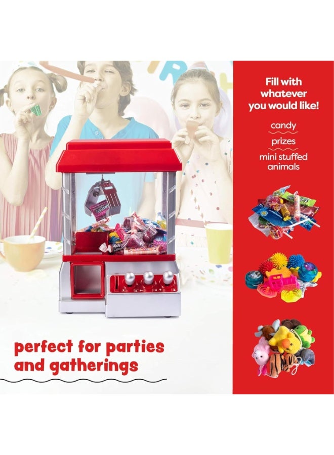 MAGIC VAULT Claw Machine Arcade Game for Kids – Mini Candy Grabber Prize Dispenser Vending Toy with Lights & Music – USB & Battery Powered Sweet Grabber Machine for Parties, Birthdays Gifts Boy - Image 5