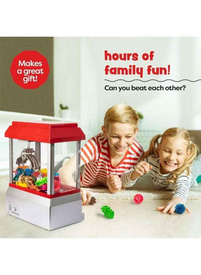MAGIC VAULT Claw Machine Arcade Game for Kids – Mini Candy Grabber Prize Dispenser Vending Toy with Lights & Music – USB & Battery Powered Sweet Grabber Machine for Parties, Birthdays Gifts Boy - Image 3