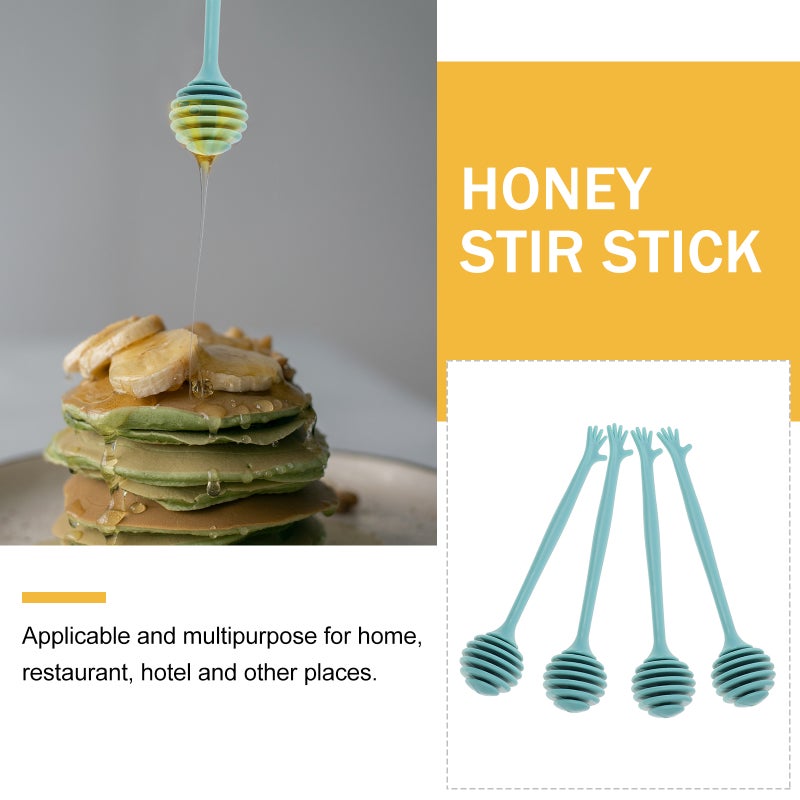 4pcs Simple Honey Stirring Sticks Honey Stir Rods Practical Honey Rods - Image 3
