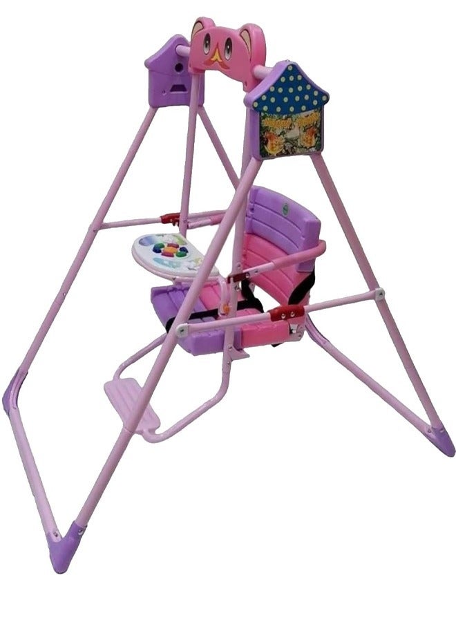 Baby Swing, Home Indoor Outdoor Swing with Safety Seat, Infant Swing, Backyard Swing Sets, Infant and Toddler Chair Swing Set  - Image 4