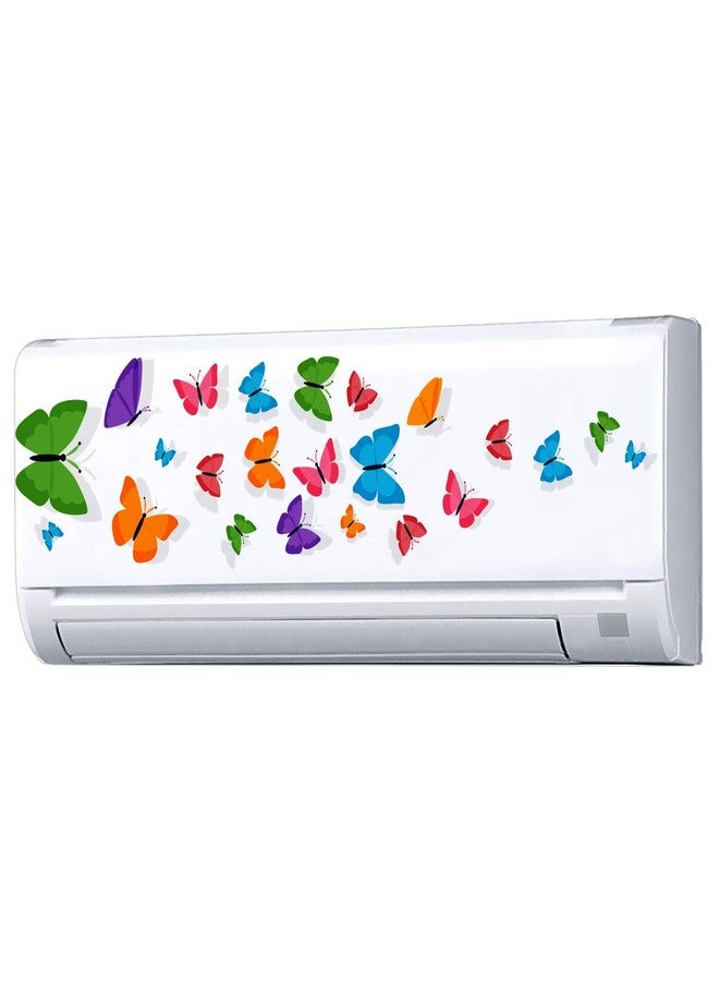 Decopix 'ac Sticker Fridge Sticker Wall Sticker Split Ac Stickers Air Conditioner Sticker - Standard Size (Fit for All Models/Sizes/Brands) (Vinyl, Multicolor)' - SM6045 - Image 1