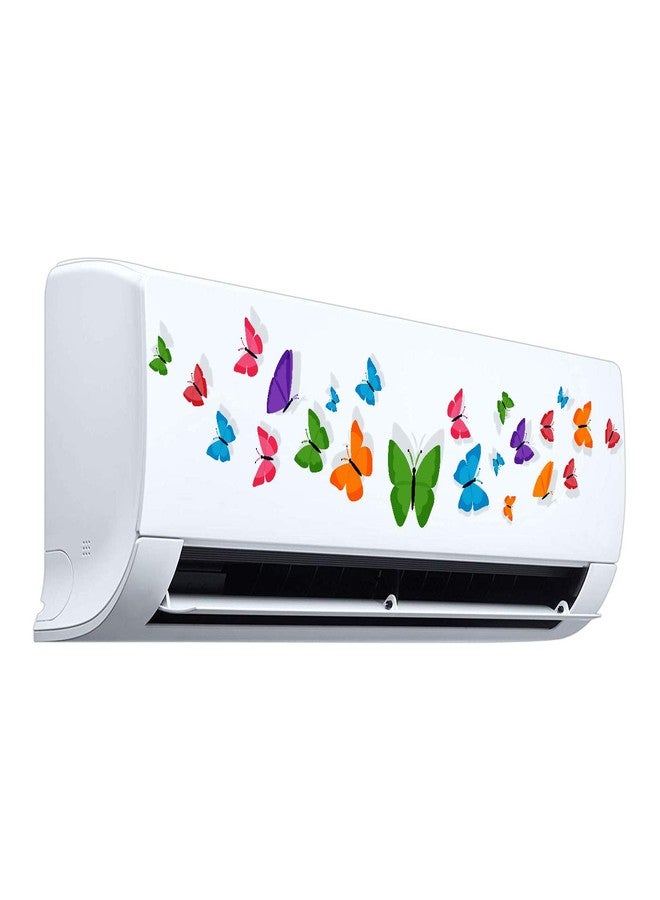 Decopix 'ac Sticker Fridge Sticker Wall Sticker Split Ac Stickers Air Conditioner Sticker - Standard Size (Fit for All Models/Sizes/Brands) (Vinyl, Multicolor)' - SM6045 - Image 2