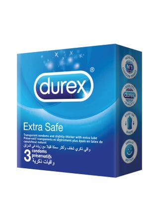 Pack Of 3 Extra Safe Condoms