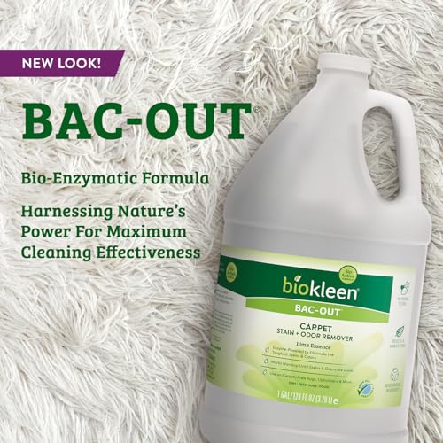 Biokleen Bac-Out Enzyme Stain & Odor Remover - 128 Ounces - Destroys Stains & Odors Safely, for Pet Stains, Laundry, Diapers, Wine, Carpets, & More, Eco-Friendly, Non-Toxic - Image 2