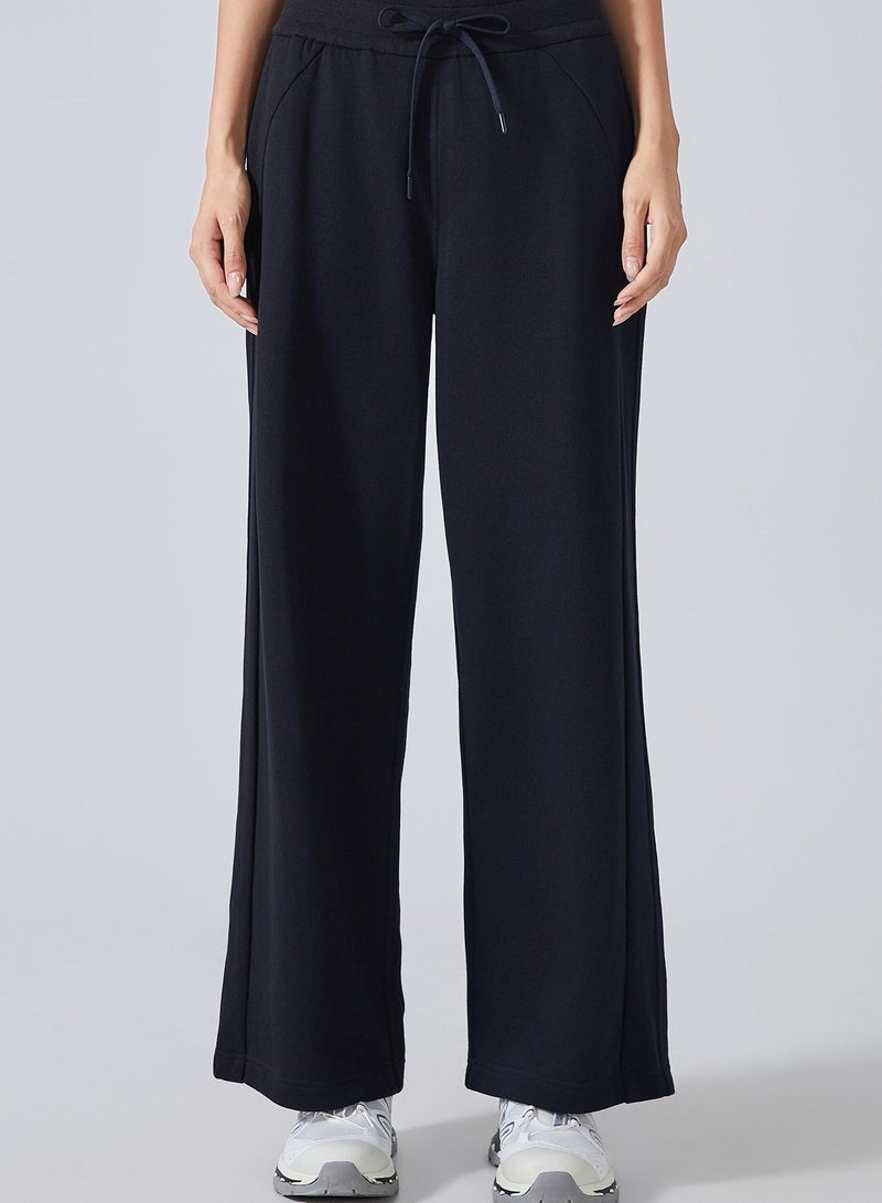 Fashionable And Versatile Sports High Waist Slimming Casual Loose Wide Leg Pants Yoga Pants - Image 1
