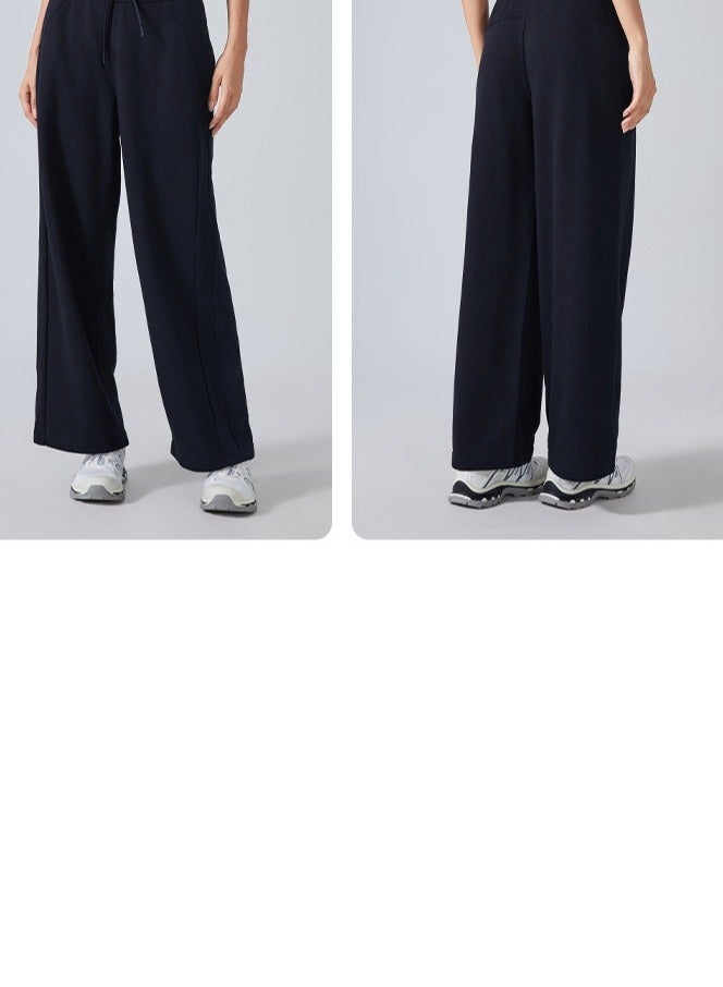 Fashionable And Versatile Sports High Waist Slimming Casual Loose Wide Leg Pants Yoga Pants - Image 2