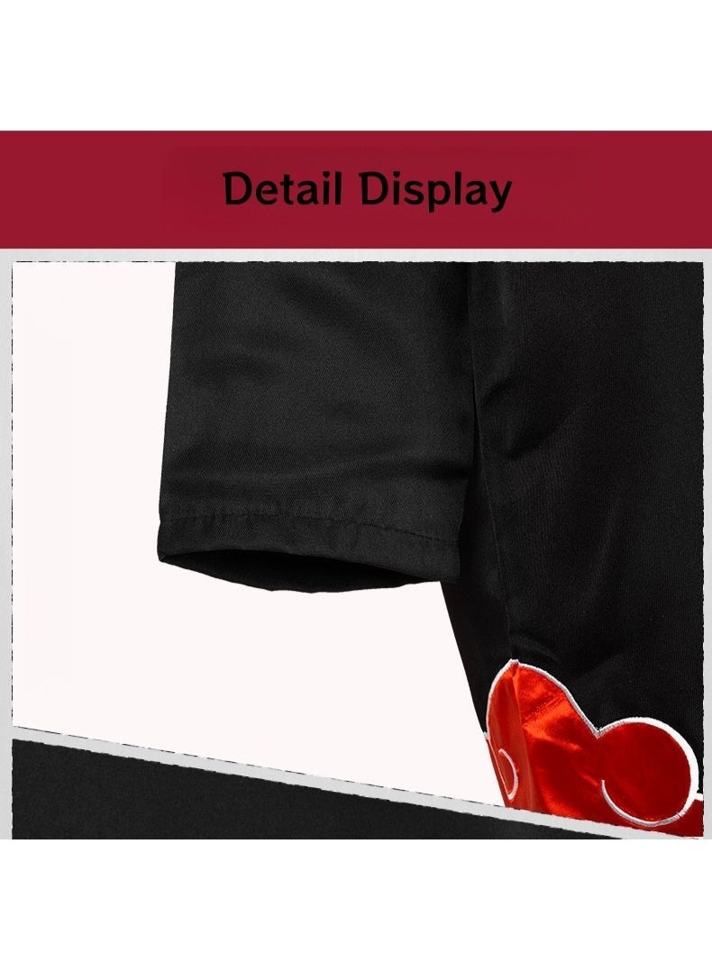HSEAMALL Anime Character Cosplay Halloween Cloak Costume Robe Embroidered Uniform - Unisex Anime Character Cosplay Costume for Halloween, Suitable for Adults and Children - Image 4