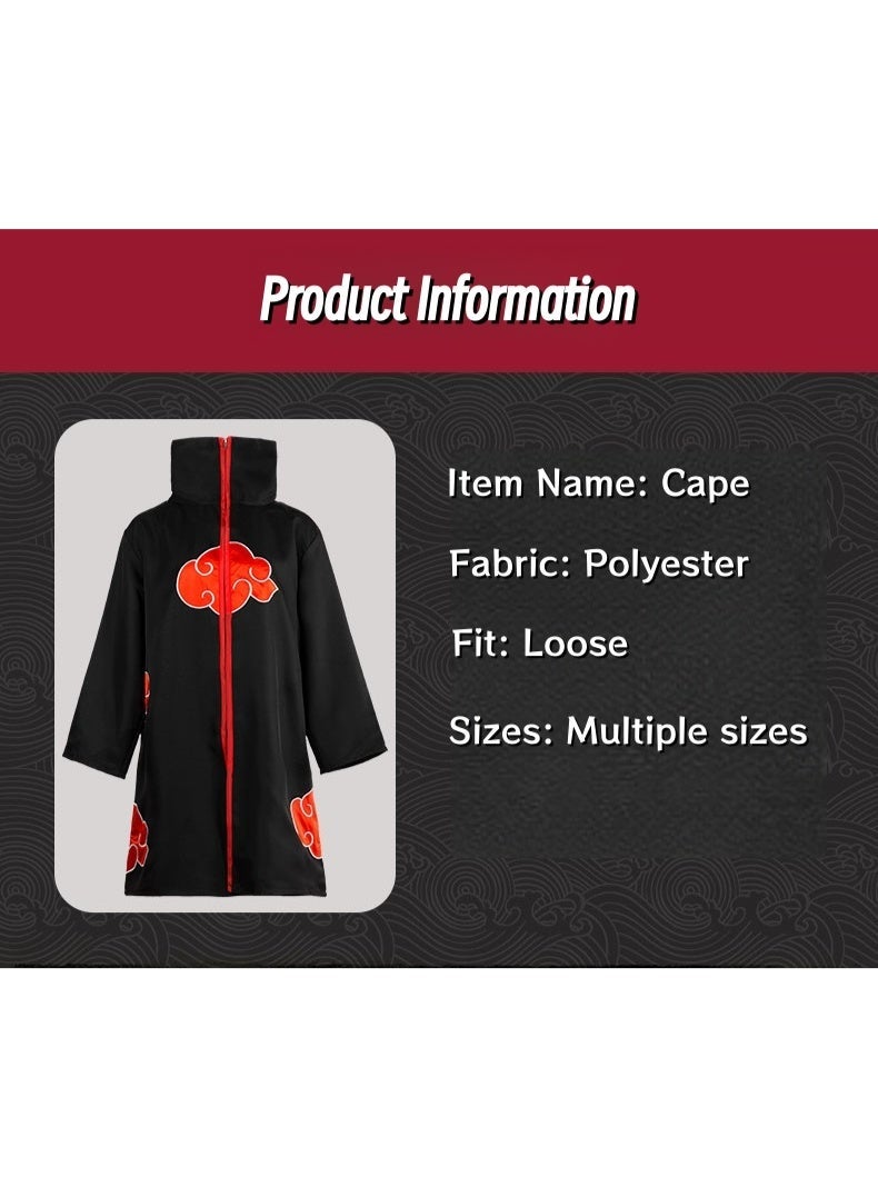 HSEAMALL Anime Character Cosplay Halloween Cloak Costume Robe Embroidered Uniform - Unisex Anime Character Cosplay Costume for Halloween, Suitable for Adults and Children - Image 3