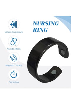 SOUTH MOON Blood Glucose Control Ring, 2 Pieces Blood Sugar Regulator Ring for Acupressure for Women Men Adjustable Blood Glucose Control Ring  - Image 3