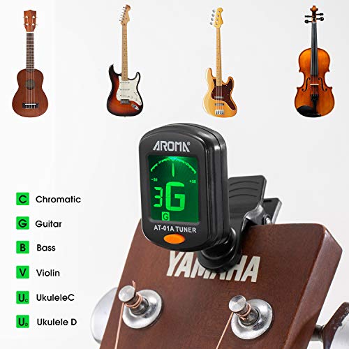 HETOETF Guitar Accessories Set: 9-Piece Tool Kit with Capo, Tuner, String Winder, Picks, Pick Holder for Acoustic & Electric Guitar Players - Image 3