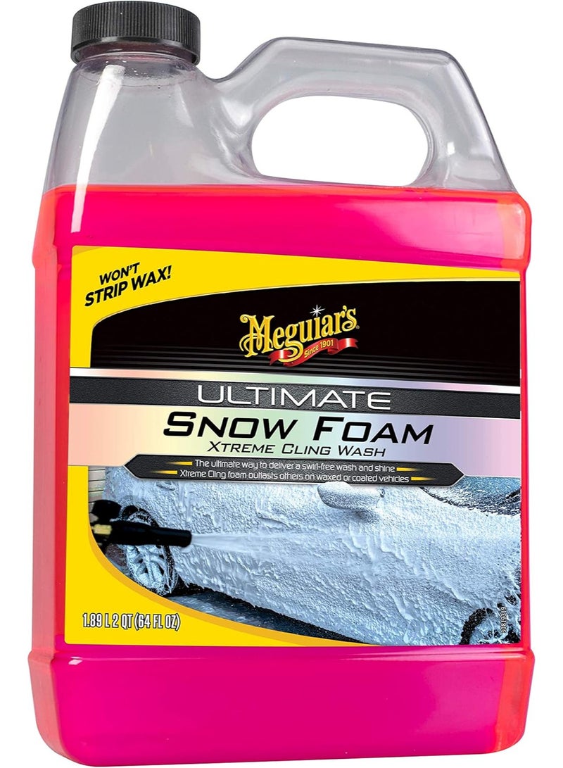 ميجوايرز G191532 ألتميت سنو فوم – رغوة غسيل مسبق عالية الالتصاق، 1.89 لتر (64 أونصة سائلة) - Image 1