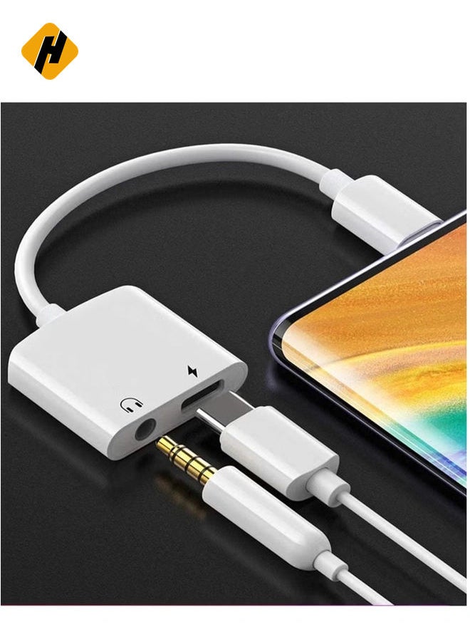 HuHa - USB C to Headphone Jack Adapter with 3.5mm Aux Audio and Type C Charger Dongle Converter USBC Earphone Adaptor for Google Pixel 4 4XL 3 3XL 2 2XL,Samsung Note 10 , iPad Pro 2020 2019 2018 and More - Image 1
