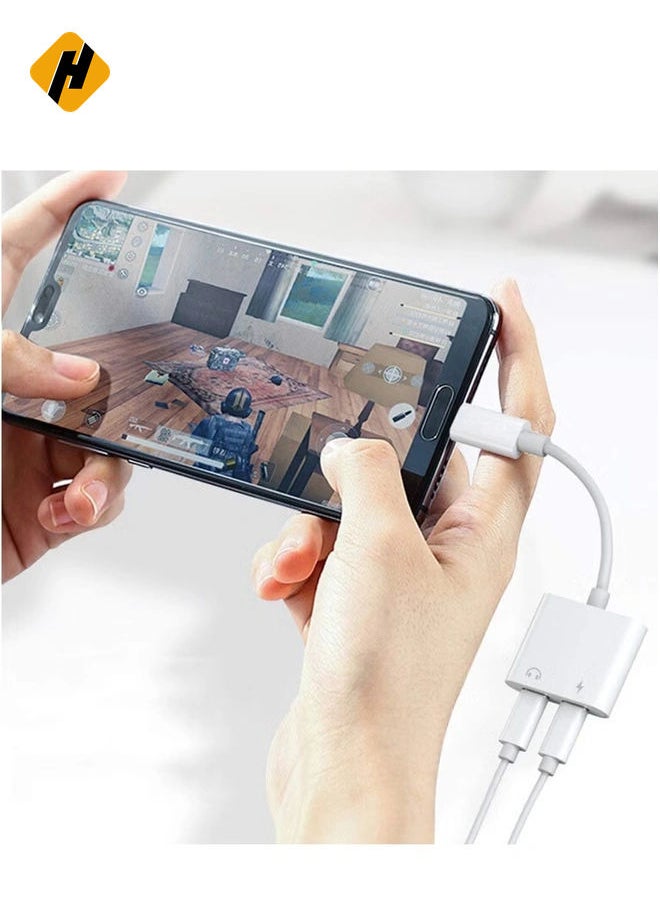 HuHa - USB C to Headphone Jack Adapter with 3.5mm Aux Audio and Type C Charger Dongle Converter USBC Earphone Adaptor for Google Pixel 4 4XL 3 3XL 2 2XL,Samsung Note 10 , iPad Pro 2020 2019 2018 and More - Image 1