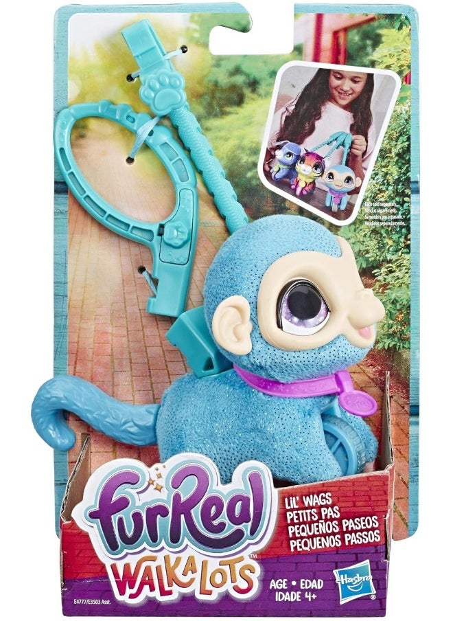 HASBRO - GAMING - FurReal Friends E4777ES2 furReal Kleine Racker Affe, interaktives Haustier, blau - Image 1