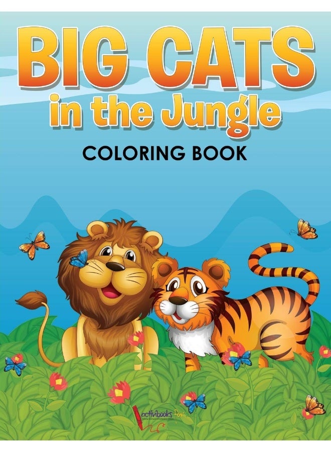 Big Cats in the Jungle Coloring Book - Image 1