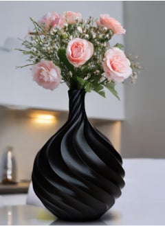 3D Brothers Elegant Spiral Vase – Modern Artistic Home Accent 