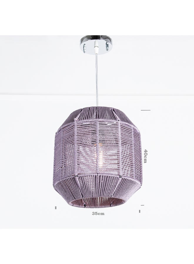 إضاءة سقف من قماش الماكراميه-بوهو 30x35 سم