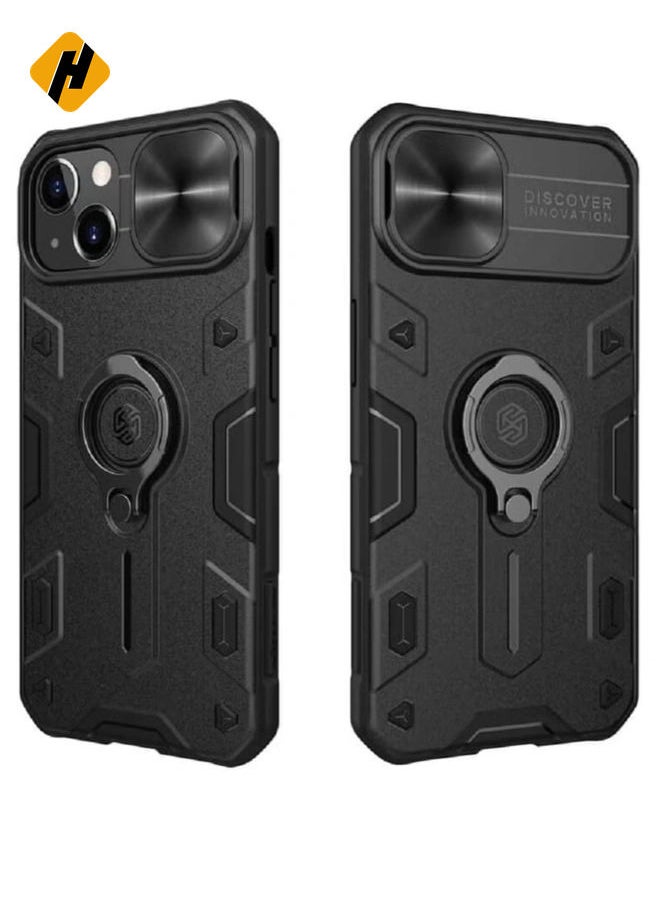 HuHa Nillkin CamShield Armor Case Hard Back Cover for Apple iPhone13 6.1 inch Black  - Image 1