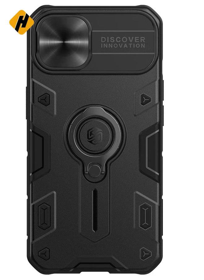 HuHa Nillkin CamShield Armor Case Hard Back Cover for Apple iPhone13 6.1 inch Black  - Image 3
