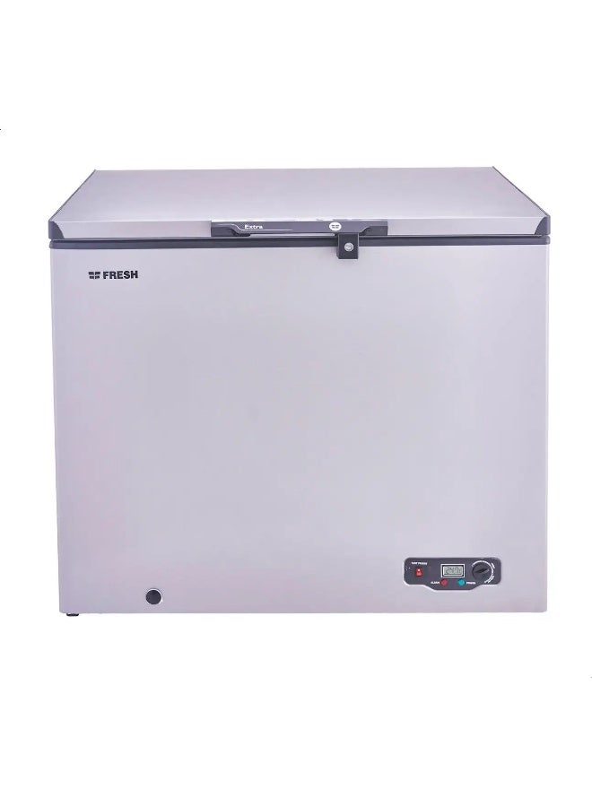 Fresh Extra Stainless Steel 255-Liter Chest Freezer - Fast Freezing, Defrost, FDF-330 Extra ST 500003472 - Image 1