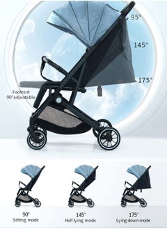 Baby Stroller, Easy To Fold Travel Stroller, Lightweigth Stroller For Newborn From 0-36 Months, Adjustable Backrest Pram - pzsku/ZA0D73C2C3FC39D17C2E5Z/45/_/1735884205/a60a4cf7-0a3a-4dcd-b4f7-32256cc6461f