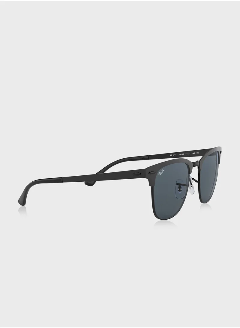 Ray-Ban 0RB3716 Clubmaster Sunglasses